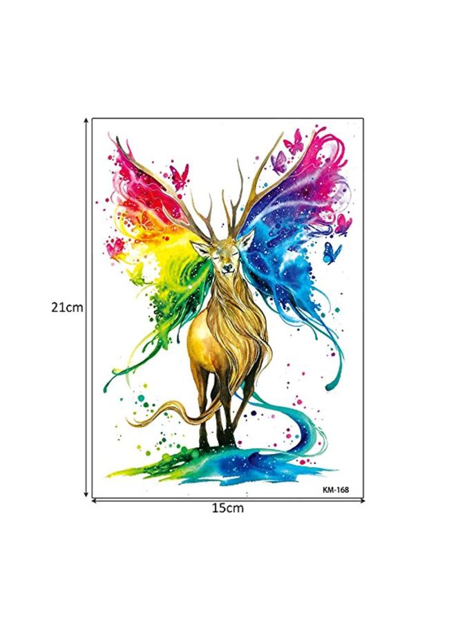 Glaryyears Pack Of 5 Temporary Tattoos Multicolour - Image 2