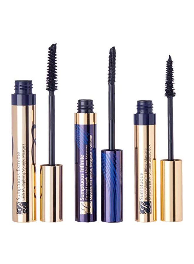 استي لودر طقم ماسكارا سامبتوس مكون من 3 قطع أسود - Image 1