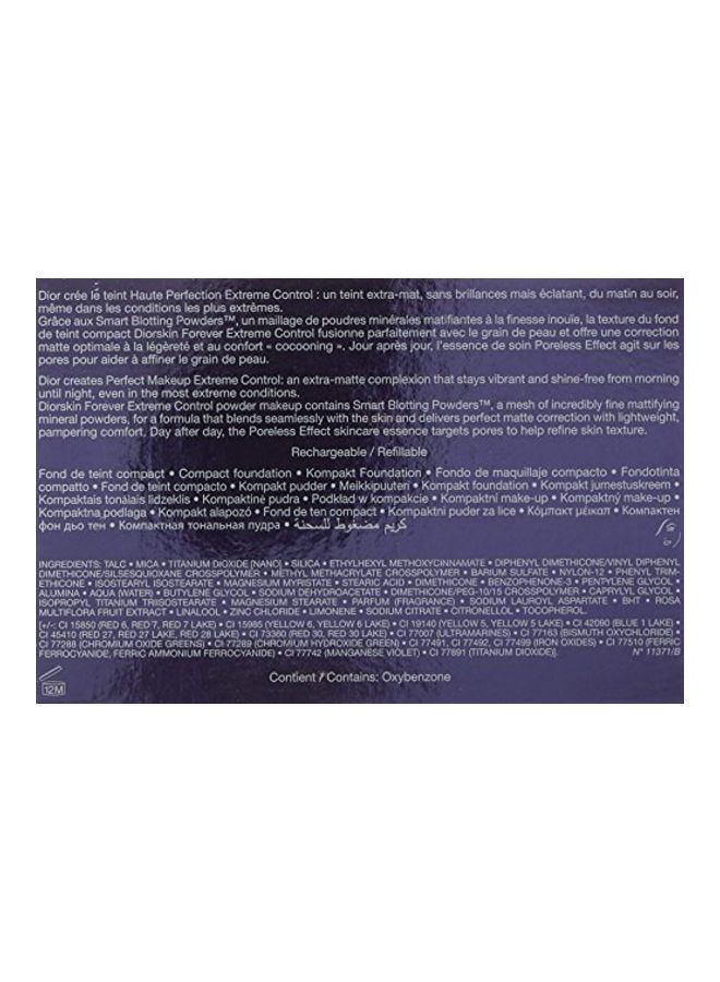 ديور بودرة كريم أساس ديورسكين فور إيفر غير لامعة للتحكم في دهون البشرة بيج عسلي - Image 3