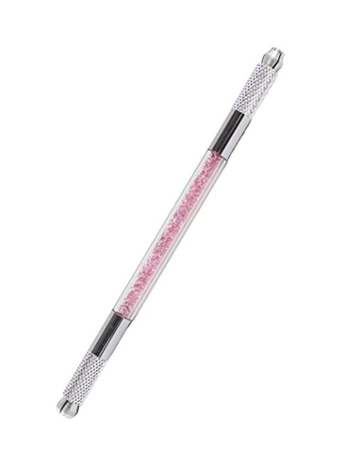 3-In-1 Eyebrow Microblading Pen Silver/Clear