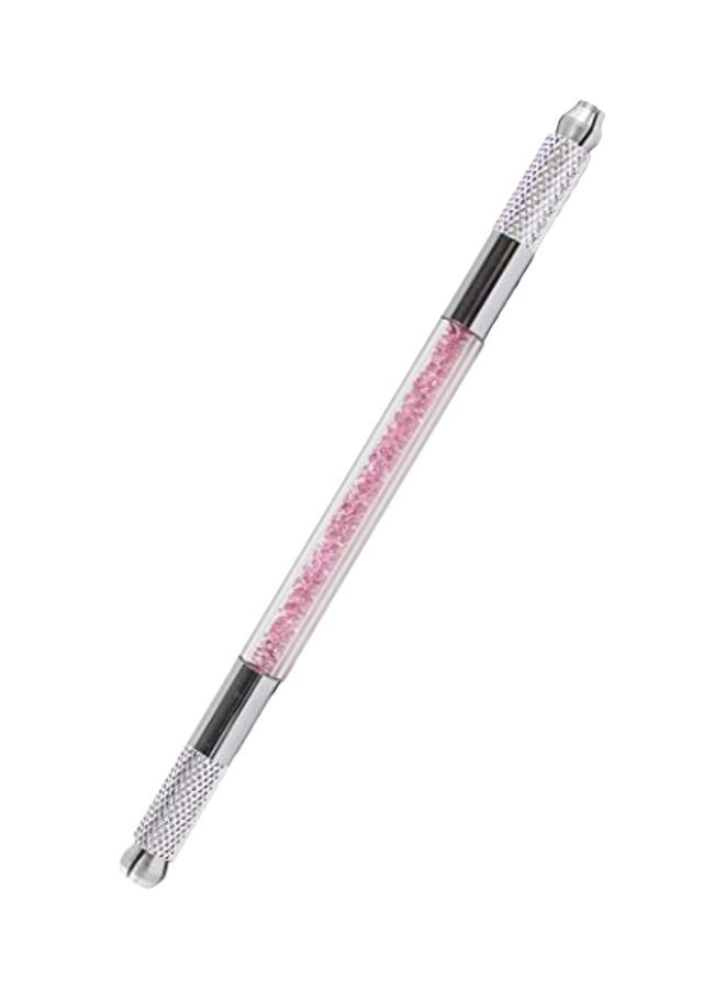XIAOYU 3-In-1 Eyebrow Microblading Pen Silver/Clear  - Image 1