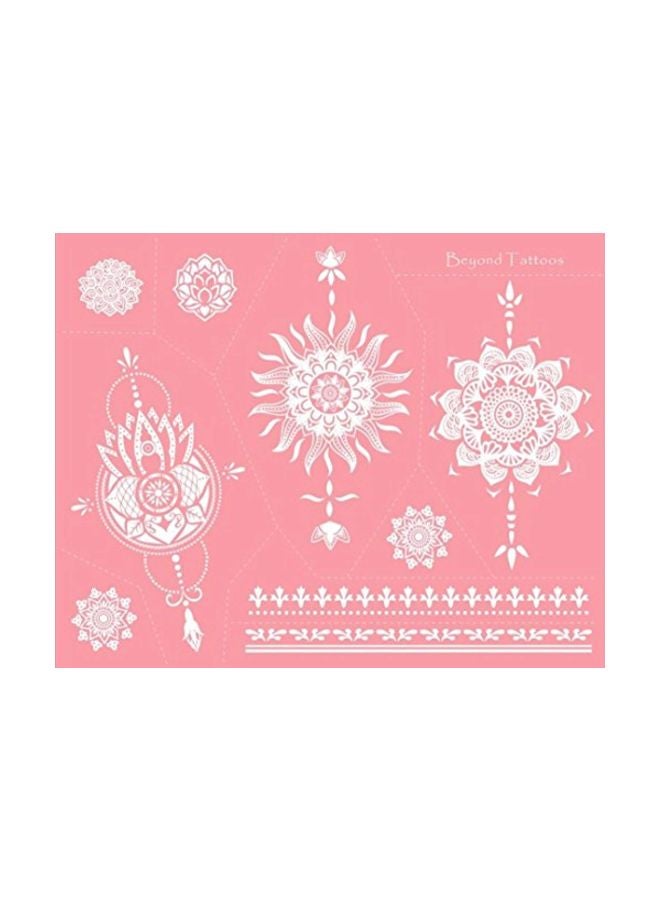 Tie - Reusable Micronet Mesh Stencil Template White - Image 1