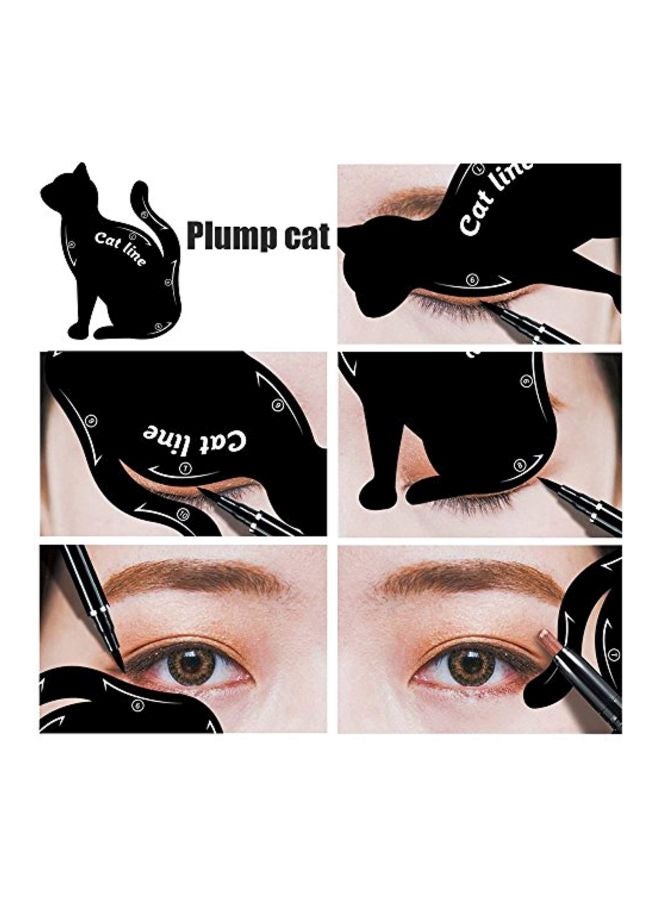 Lemoncy 2-In-1 Cat Eyeliner Cum Eyeshadow Stencil Black  - Image 2