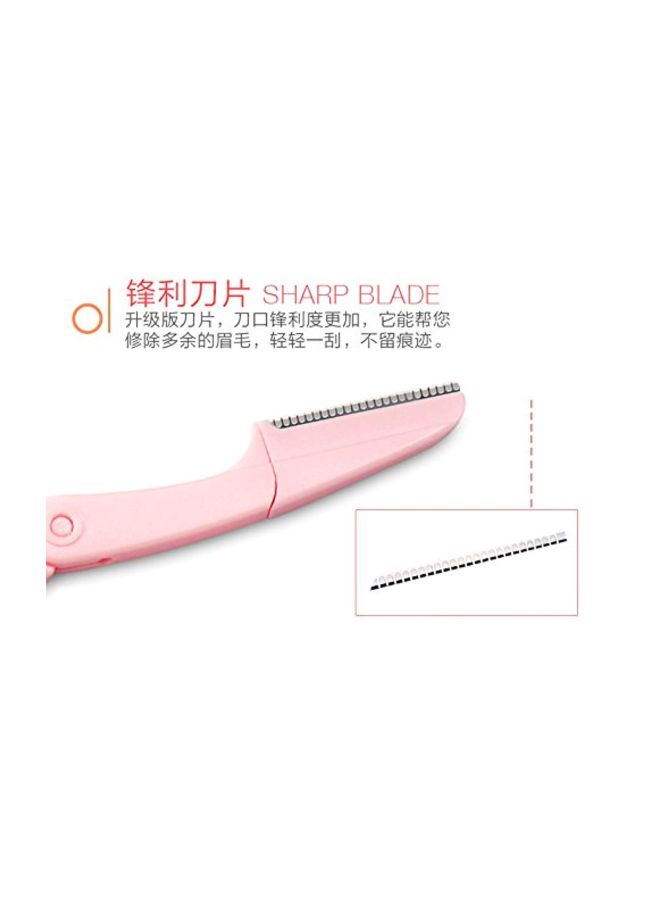 Folding Knife Eyebrow Shape Kit Pink - v1571386249/N31090484A_4