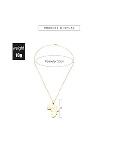 Leiothrix Africa Map With Chain Pendant Necklace  - Image 3