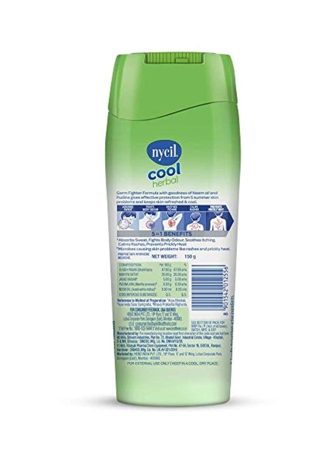 NYCIL Cool Herbal With Neem And Pudina Prickly Heat Powder 150grams - Image 3