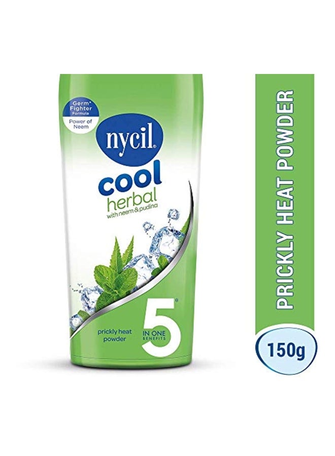 NYCIL Cool Herbal With Neem And Pudina Prickly Heat Powder 150grams - Image 2