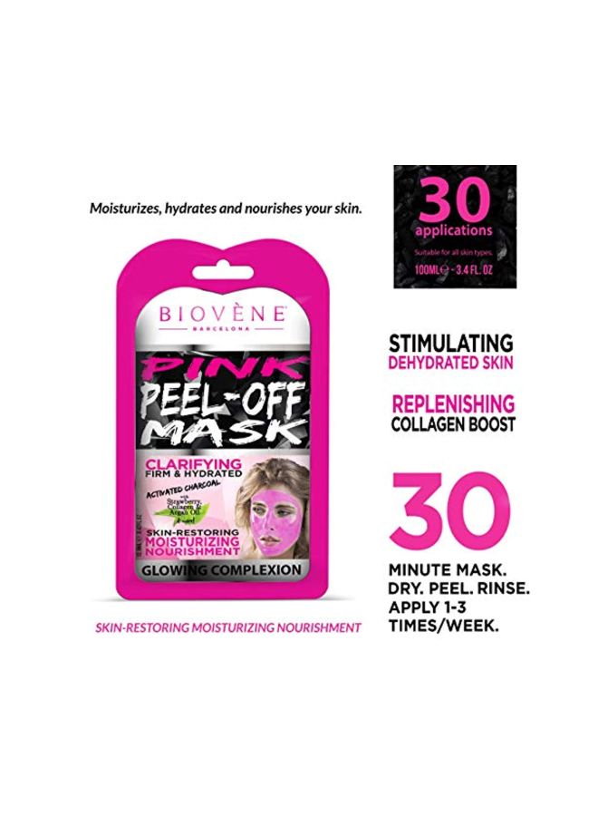 Biovene - Pack Of 4 Strawberry Peel Off Mask Pink - Image 1