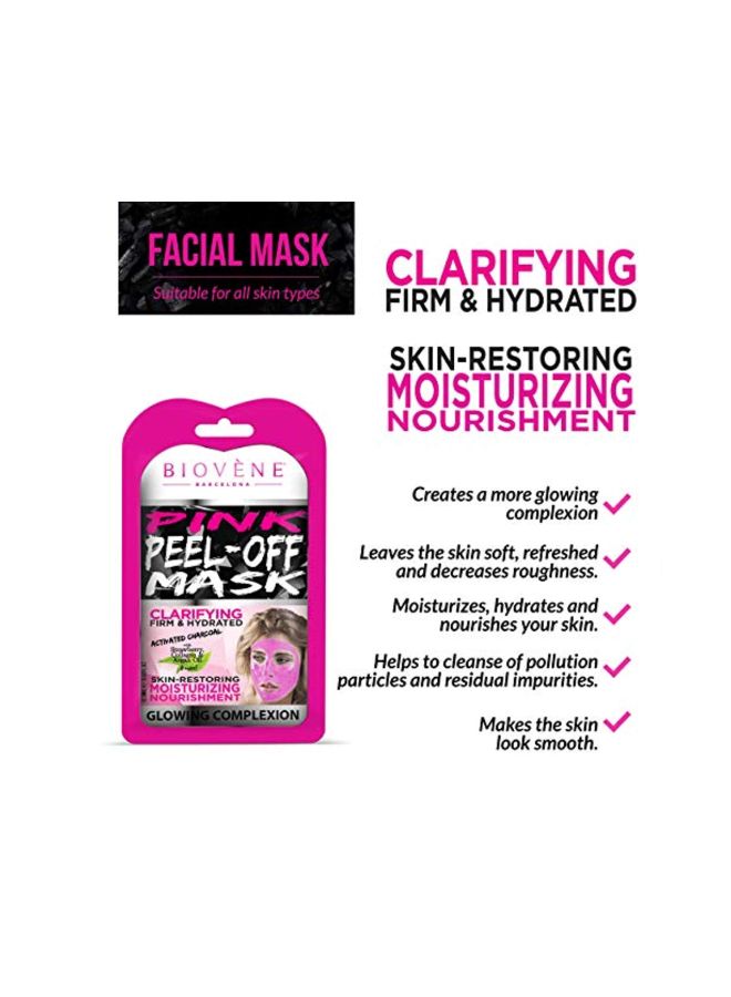 Biovene - Pack Of 4 Strawberry Peel Off Mask Pink - Image 1