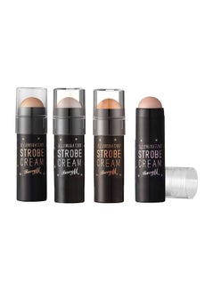 Pack Of 4 Illuminating Strobe Cream Multicolour