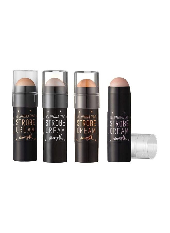 Barry M - Pack Of 4 Illuminating Strobe Cream Multicolour - Image 1