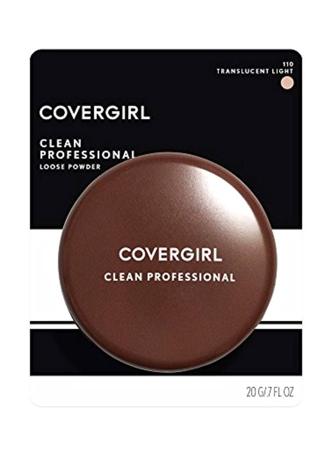 كفر جيرل البودرة السائبة كلين بروفيشنال 110 نصف شفاف فاتح - Image 2