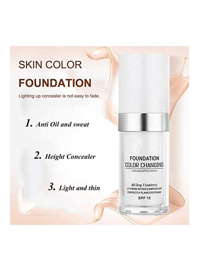 Colour Changing Foundation SPF15 White