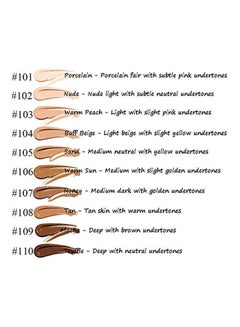 Phoera Oil Control Concealer Foundation Cream #102  - Image 2