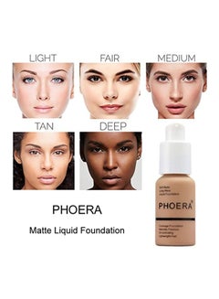 Phoera Oil Control Concealer Foundation Cream #102  - Image 4
