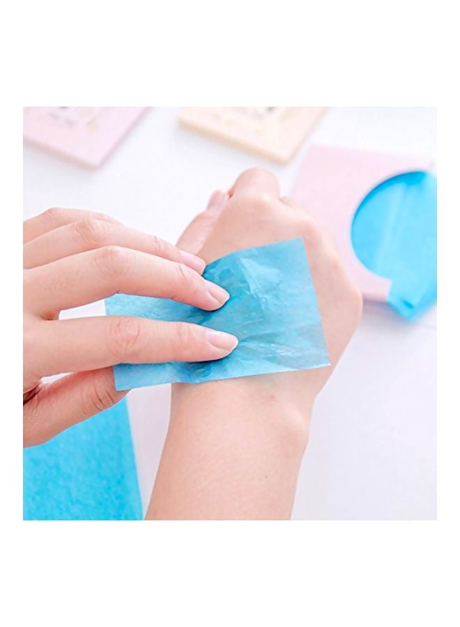 BeautyCoco - Pack Of 12 Blotting Papers Blue/Brown/Pink - Image 1