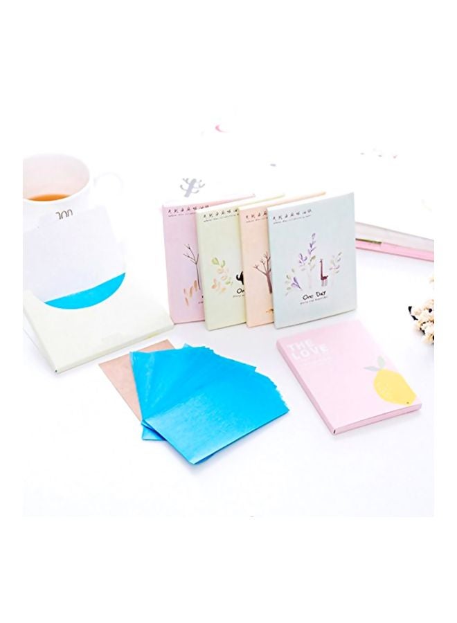 BeautyCoco - Pack Of 12 Blotting Papers Blue/Brown/Pink - Image 1