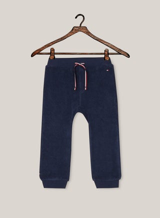 Contrast Pocket Joggers Blue