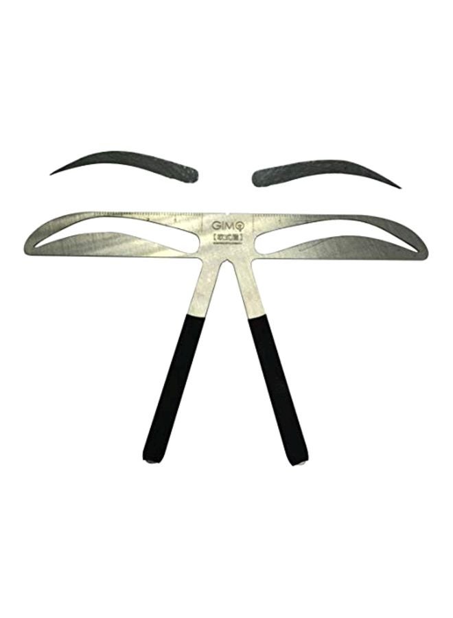 JX Eyebrow Stencil Silver - Image 1