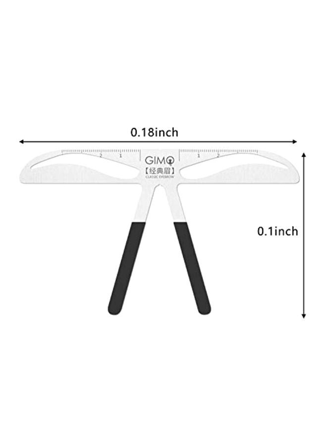 JX Eyebrow Stencil Silver - Image 3