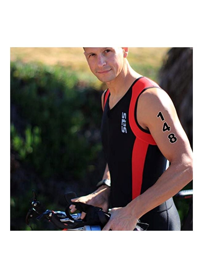 SLS3 100-Piece Temporary Racing Tattoos Black/White - Image 2