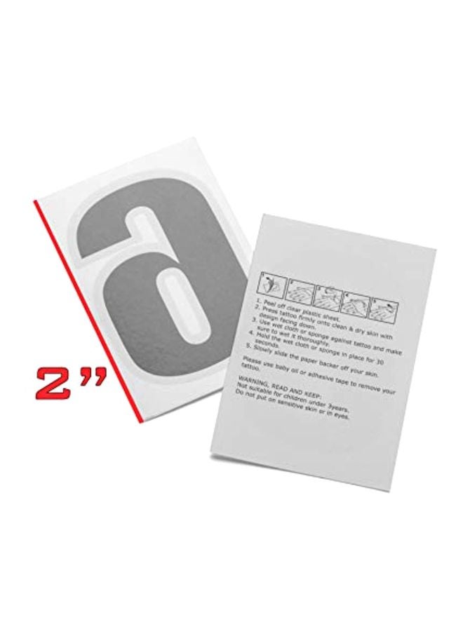 SLS3 100-Piece Temporary Racing Tattoos Black/White - Image 4