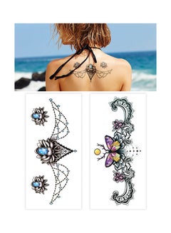 Generic 2-Piece Ladylike Waterproof Temporary Tattoo Sticker Set  - Image 2