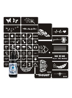 Generic 4-Piece Animal Plant Tattoo Card Set Non Toxic, Safe And Easy To Use For Kids 