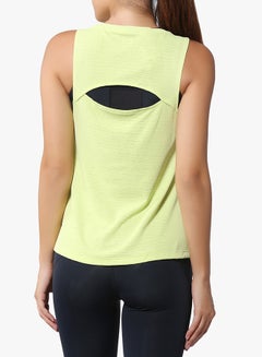 Chill Scoop Neck Tank Top Semi Frozen Yellow F15 - v1571402905/N30849999V_2