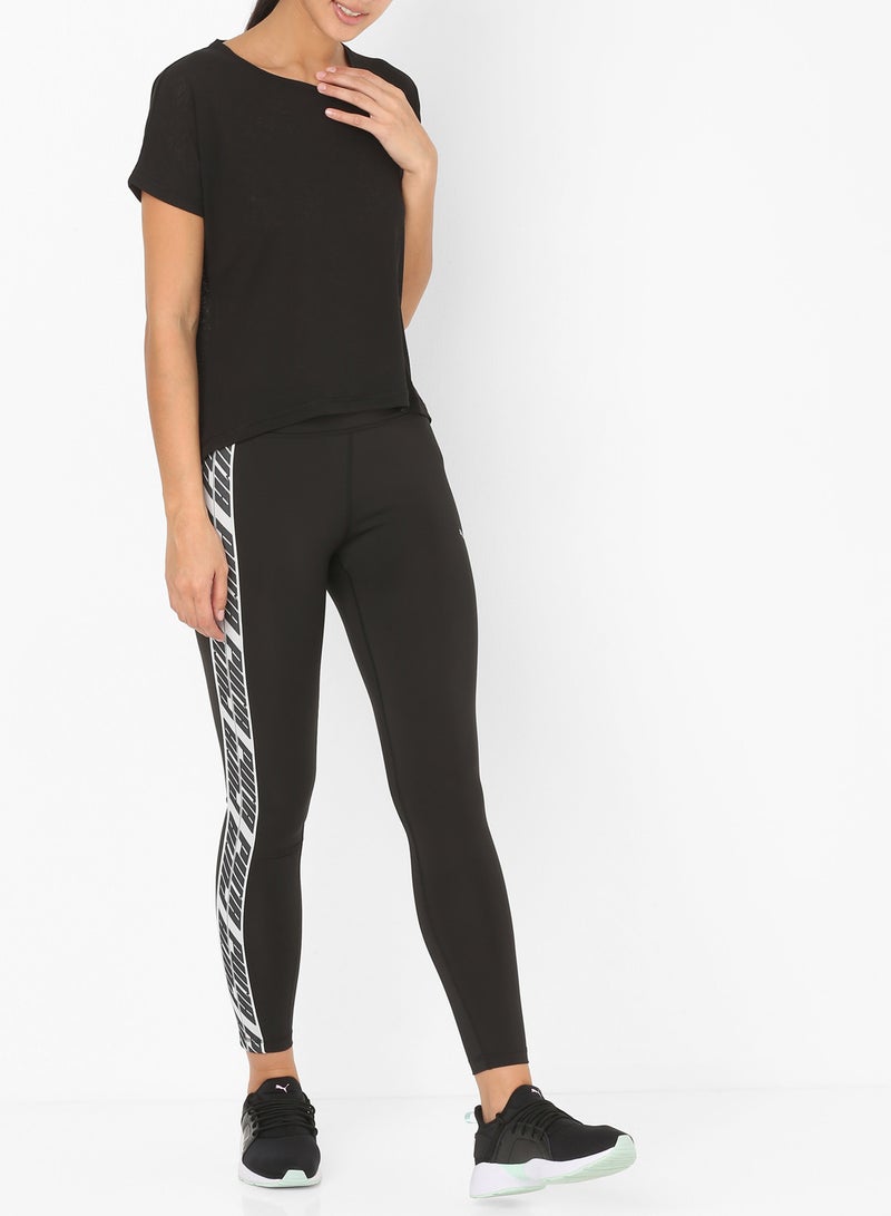 PUMA Feel It Tights Black/White - Image 1