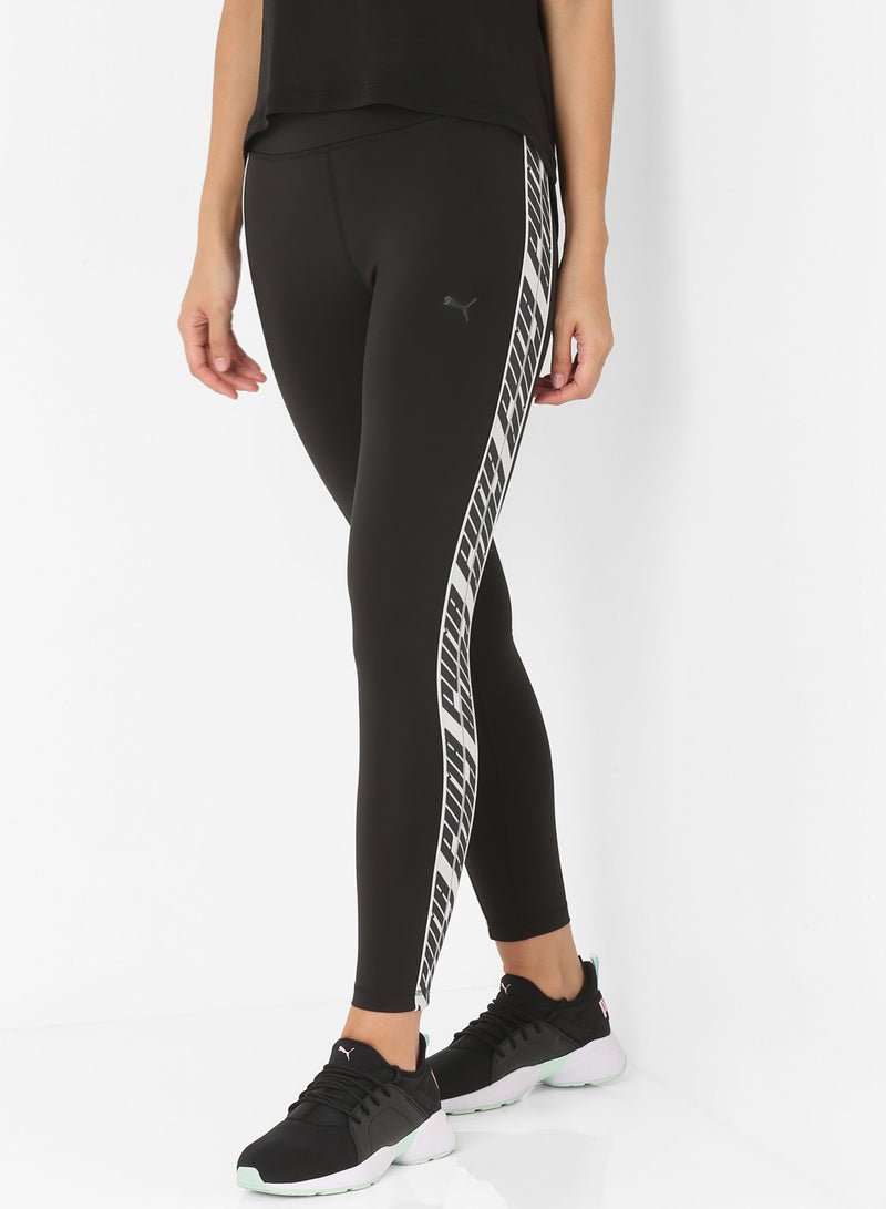 PUMA Feel It Tights Black/White - Image 3