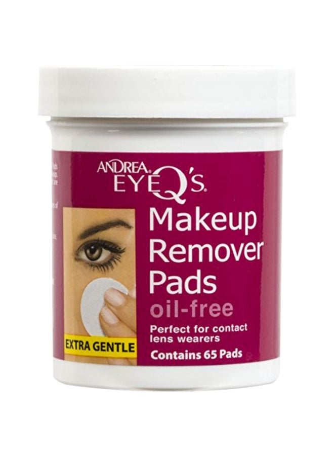 Pack Of 6 Eye Q's Makeup Remover Pad White