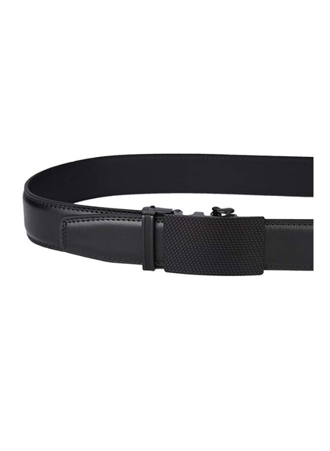 Solid Leather Belt Black - v1571405866/N31010148V_3