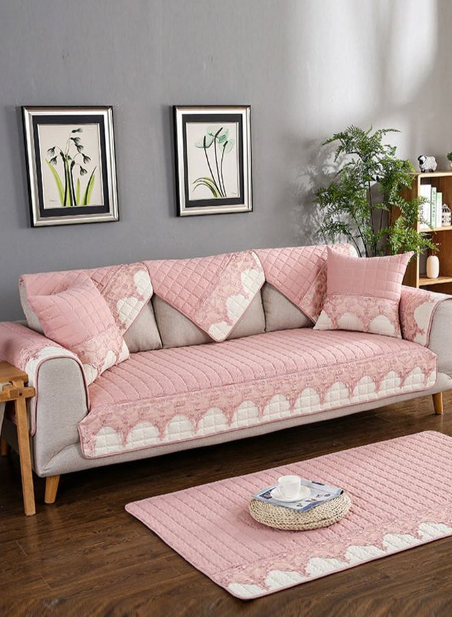 Modern Style Soft Comfortable Slipcover Pink 110x240cm 