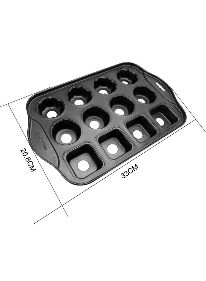 BITA Three Shape Cheese Cake Mould Black 33centimeter - Image 2