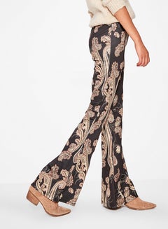 trendyol Paisley Print Knit Pants Multicolour  - Image 1