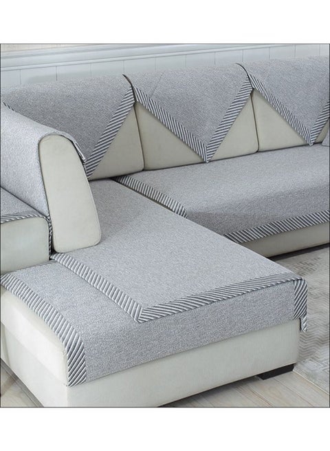 Anti-Slip Sofa Cover Grey