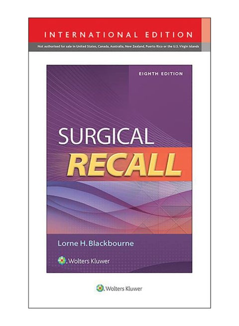 Surgical Recall Paperback English by Lorne Blackbourne - 43101