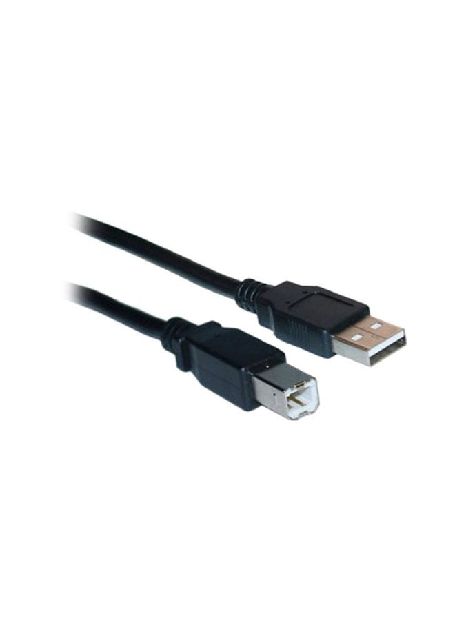 كابل طابعة USB 2.0 أسود