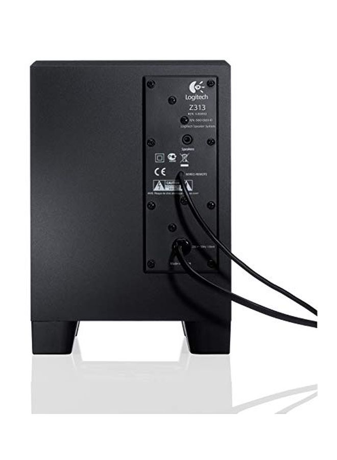 Logitech - Z313 2.1 Multimedia Speaker System B002HWRZ2K Black - Image 1