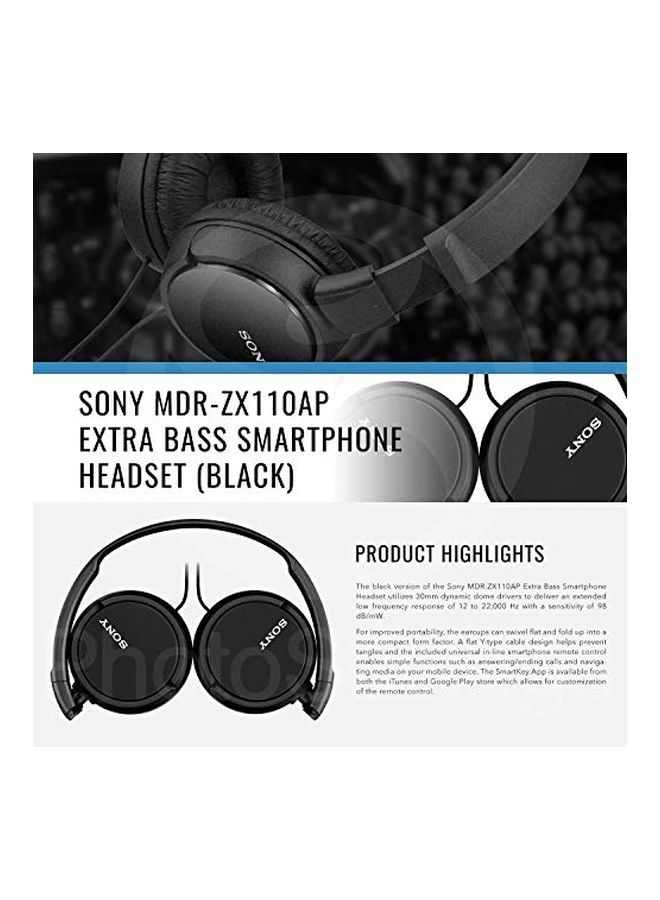 Sony Over-Ear Headphone Black - Image 2