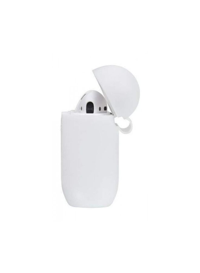 TINGZ Protective Case For Apple AirPods With Carabiner White  - Image 2