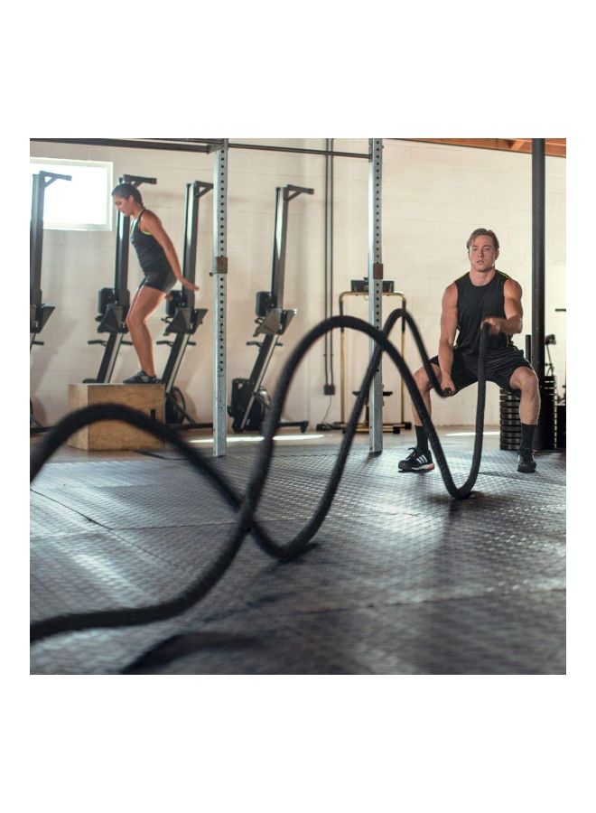 Max Strength Training Rope With Weight Lifting Gloves Set  - Image 4