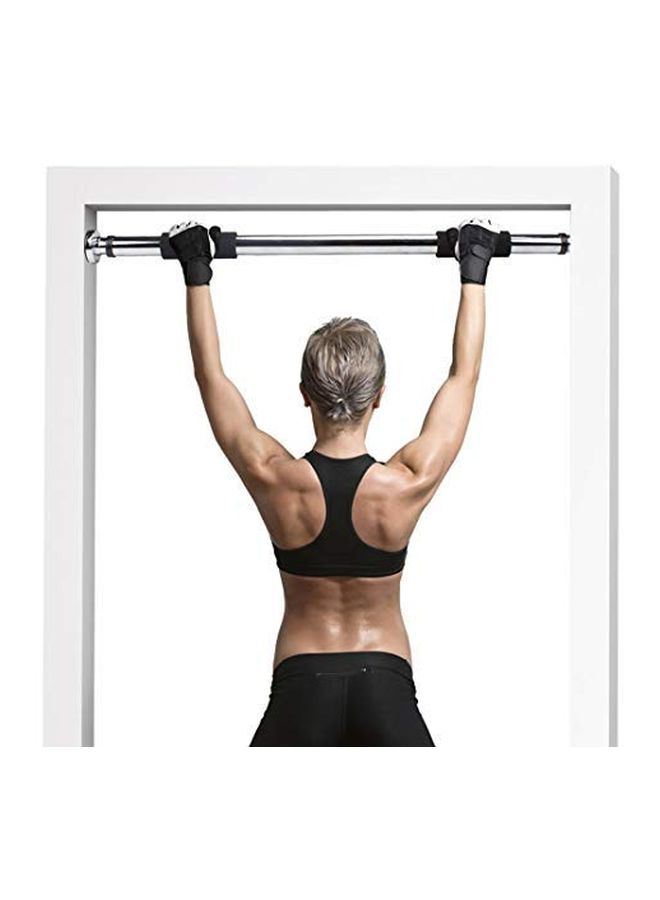 ماكس سترينث طقم عمود ممارسة تمارين رفع الجسم بتصميم قابل للتعديل مع حزام معلق بحلقة في الباب للتدريب - Image 2