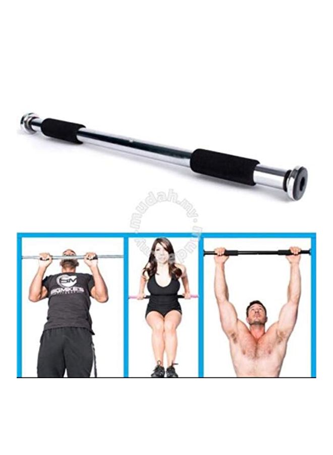 ماكس سترينث طقم عمود ممارسة تمارين رفع الجسم بتصميم قابل للتعديل مع حزام معلق بحلقة في الباب للتدريب - Image 3