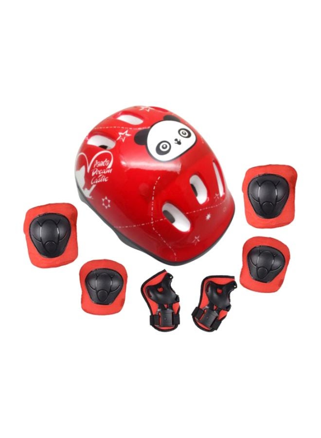 7-Piece Knee Pads And Elbow Guards With Helmet  - Image 1