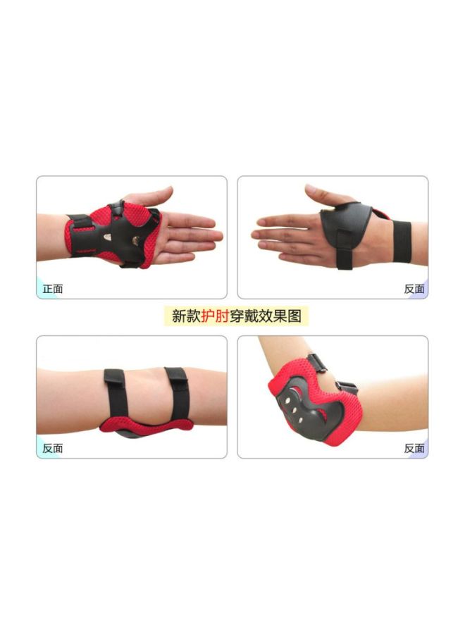 7-Piece Knee Pads And Elbow Guards With Helmet  - Image 2