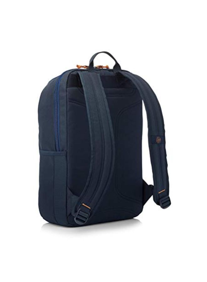 HP - Commute Zippered Backpack Blue - Image 1