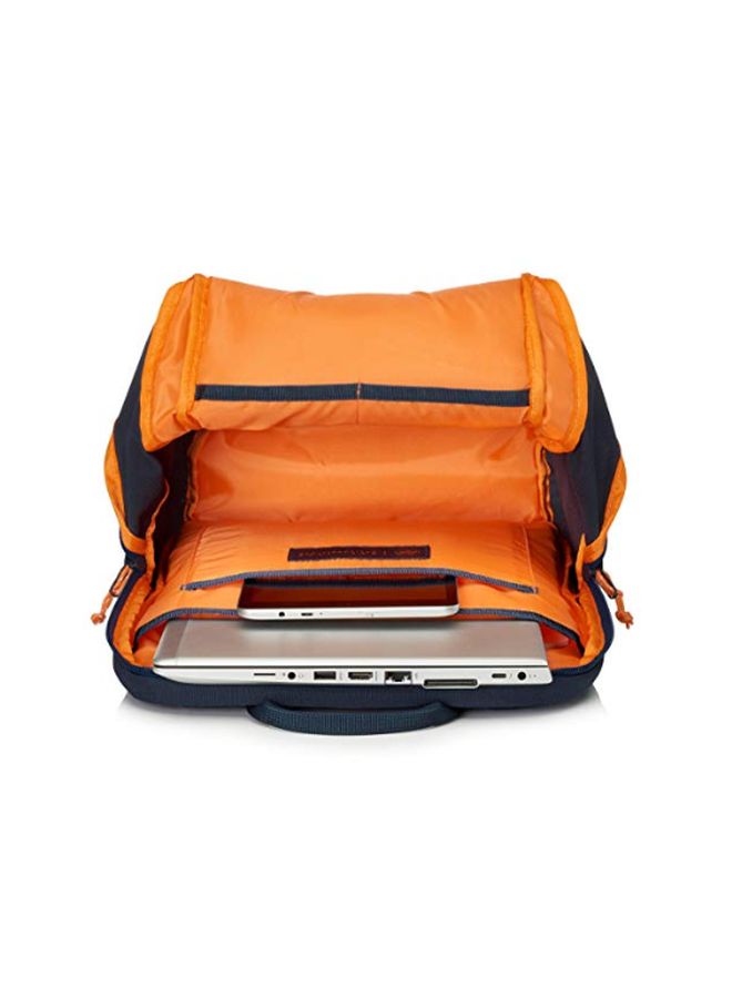 HP - Commute Zippered Backpack Blue - Image 1