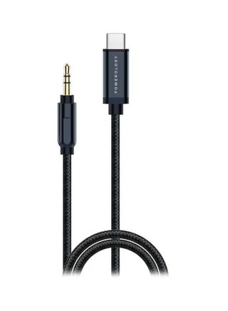 Aluminum Braided USB-C to 3.5mm AUX for Seamless Music Streaming Cable Grey - v1571484782/N30742248A_1